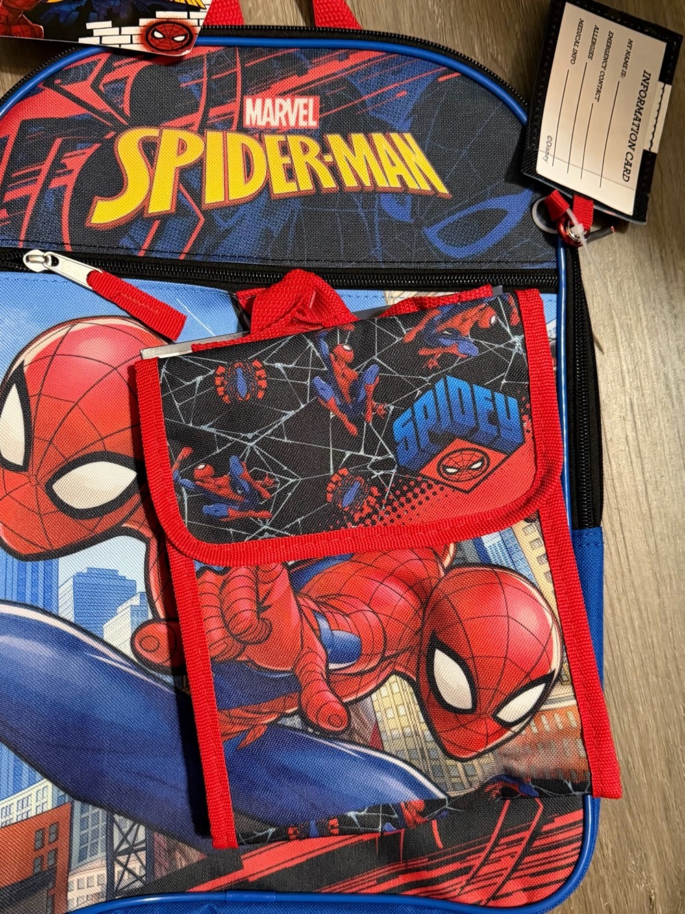 Spider-Man Backpack 5 piece set - Picture 2 of 6